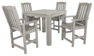 Lehigh 5-Piece Square Counter-Height Dining Set, Harbor Gray