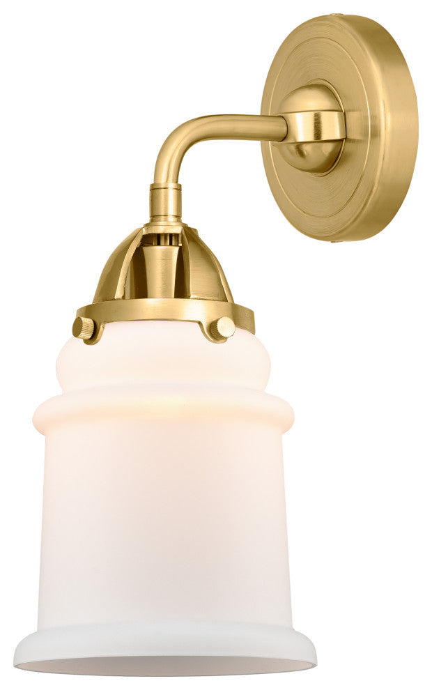 Innovations 288-1W-SG-G181 Canton 1 Light 6" Sconce, Satin Gold
