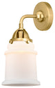 Innovations 288-1W-SG-G181 Canton 1 Light 6" Sconce, Satin Gold