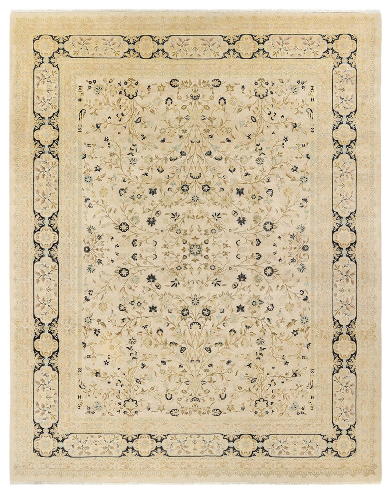 Mogul, One-of-a-Kind Hand-Knotted Area Rug Ivory, 9'3"x11'9"
