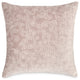 Moonbeam Darling 19" Square Chenille Pillow, Set of 2, Natural