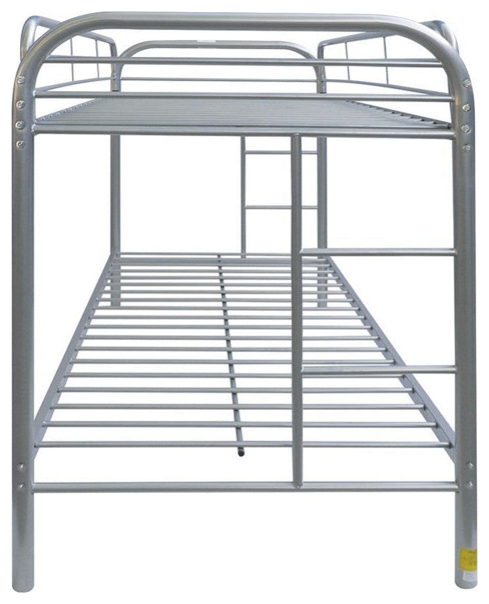 Acme Thomas Twin/Twin Bunk Bed Silver Finish