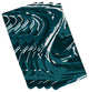 Marble, Geometric Print Napkin, Teal, Set of 4