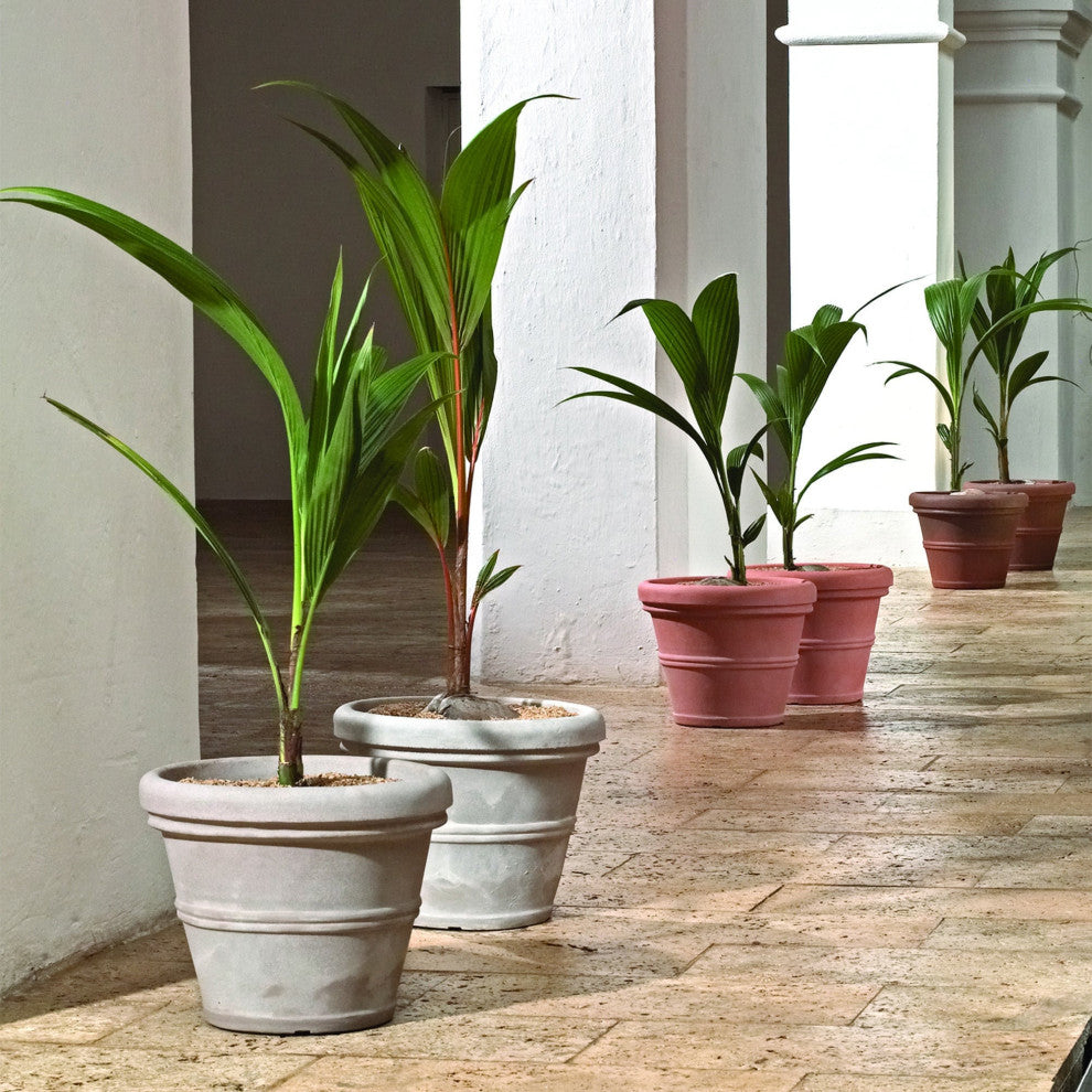 Brunello Planter, Weathered Terracotta, 35"