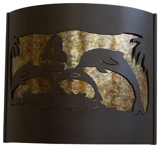 Dophing Decorative Sconce, Facing Left, 14"