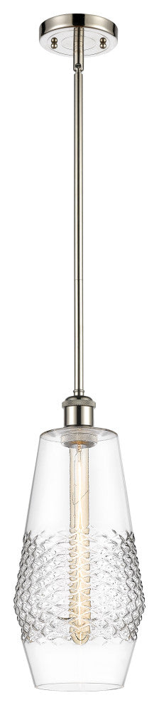 Innovations 516-1S-PN-G682-7-LED 1-Light Mini Pendant, Polished Nickel