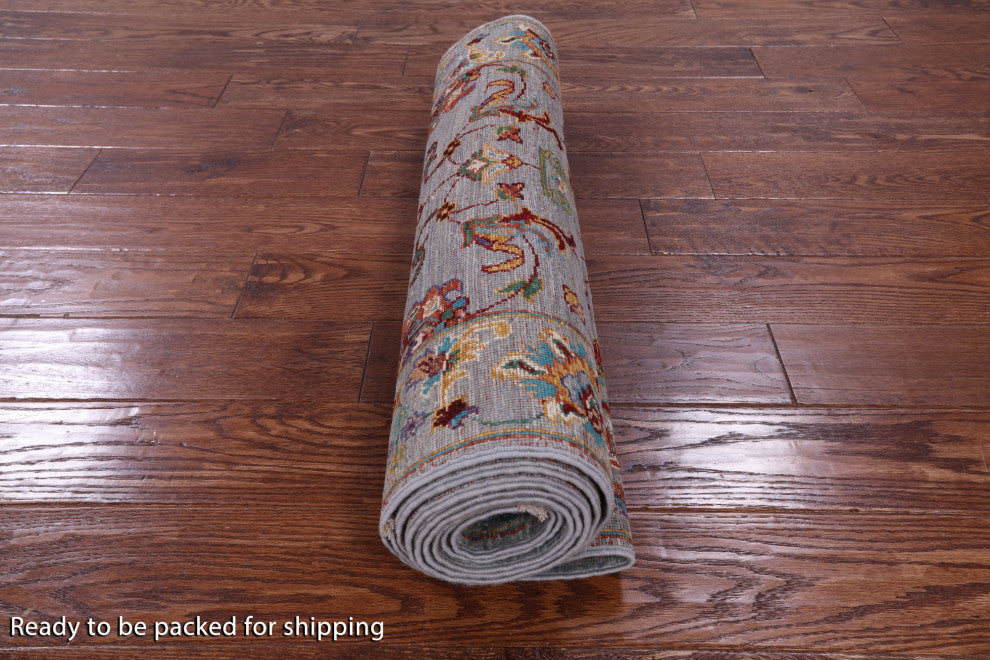 Runner Persian Tabriz Handmade Rug 2' 8" X 9' 10" - Q12628