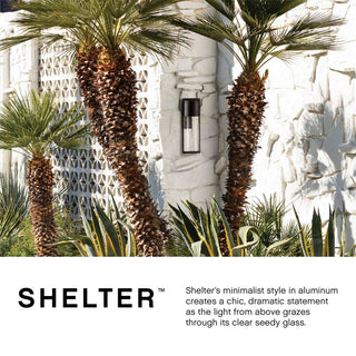 Hinkley Shelter Small Wall Mount Lantern, Buckeye Bronze