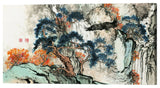 Epic Graffiti "Bird's Eye View" by River Han, Giclee Canvas Wall Art, 30"x60"