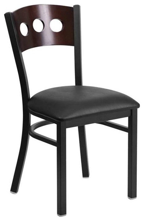 Black Restaurant Chair, Black