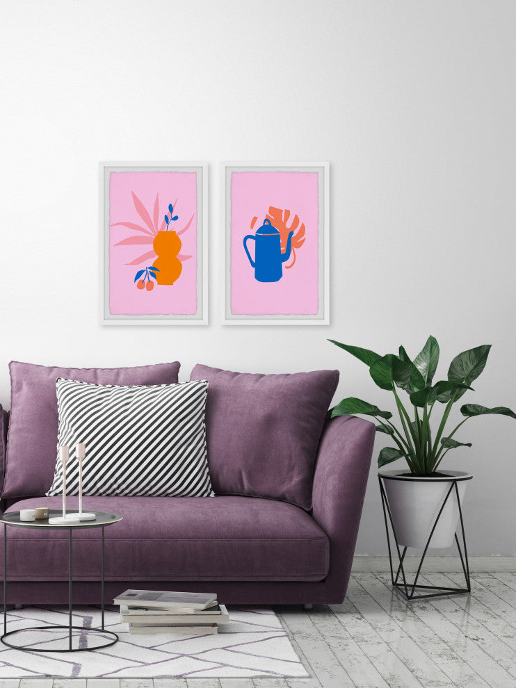 Kettles and Vases Diptych, 2-Piece Set, 20x30 Panels