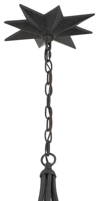 Astro 4-Light Black Chandelier