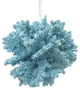 Ocean Coral Teal Blue Ball Christmas Holiday Ornament