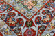 Signed Persian Isfahan Handmade Wool and Silk Authentic Rug, 4'x5'