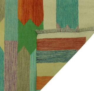 Winchester Kilim Jess Rust/Green Rug, 5'0x6'7