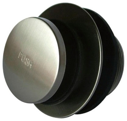 Kingston Brass Tip-Toe Bathtub Drain, Brushed Nickel
