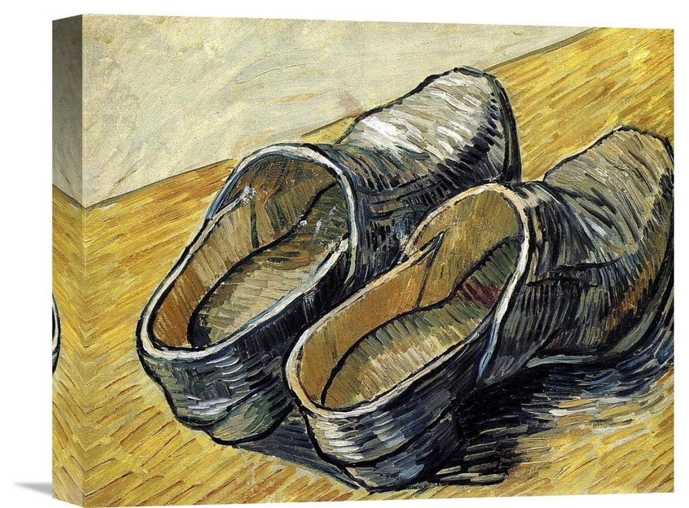 "Clogs" Stretched Canvas Giclee by Vincent Van Gogh, 16"x13"