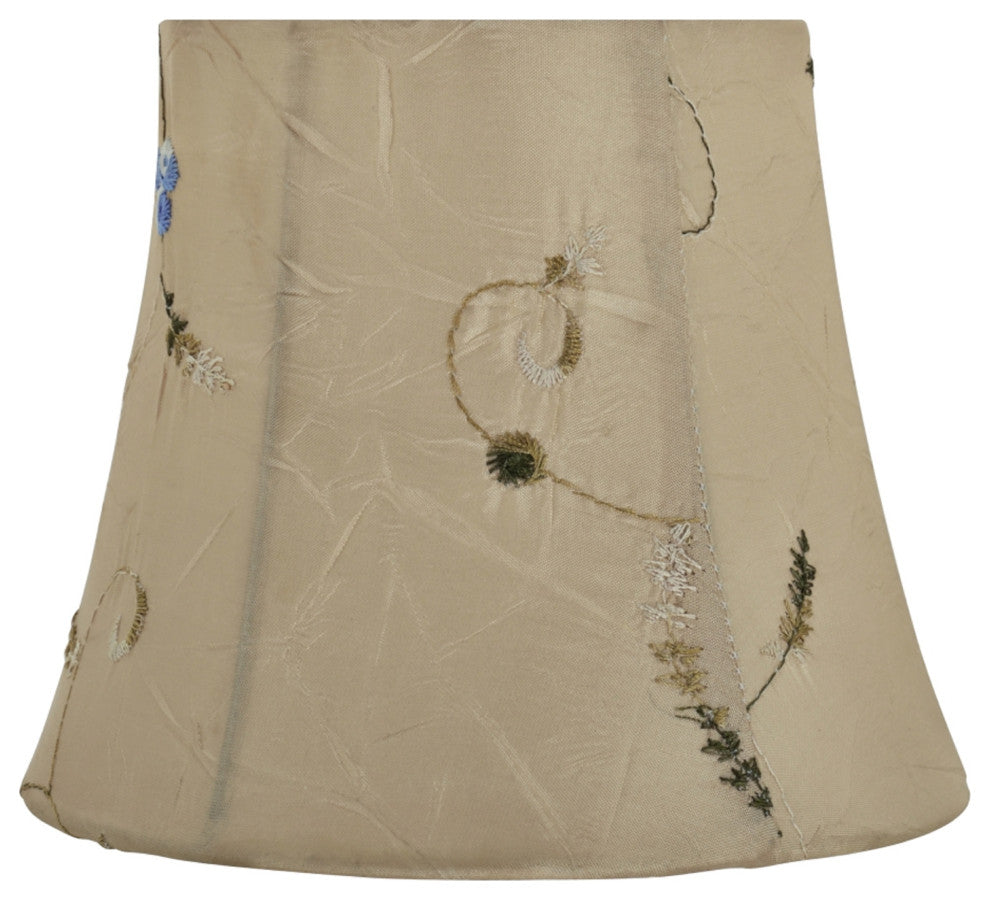 30393-5 Small Bell  Chandelier Clip On Lamp Shade Gold 4"x6"x5"