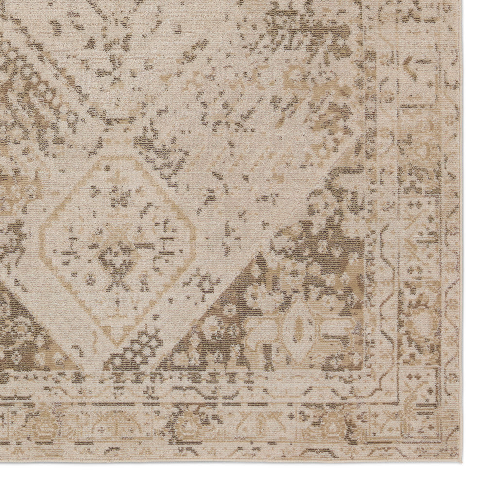 Vibe Rush Indoor/Outdoor Medallion Beige/Tan Area Rug 8'X10'