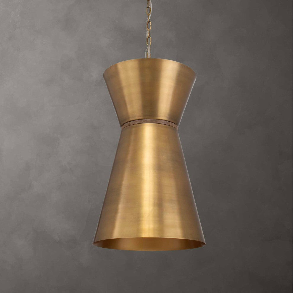 Uttermost Crocker Brass 1 Light Mini Pendant