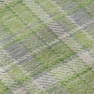 Premium Machine Washable Mayfield AMF563 Green 9' x 12' Rug