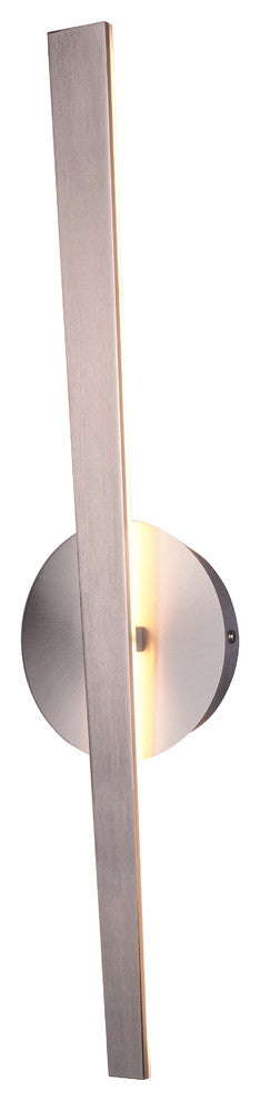 Flagstaff Wall Lamp, Satin Nickel