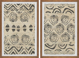 Pattern Bazaar XII Diptych, 40"x30"