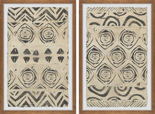 Pattern Bazaar XII Diptych, 40"x30"