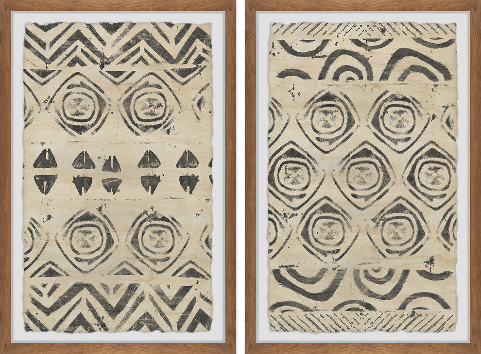 Pattern Bazaar XII Diptych, 40"x30"