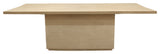 Flagstaff 72" Solid Wood Dining Table, Stone Natural Finish