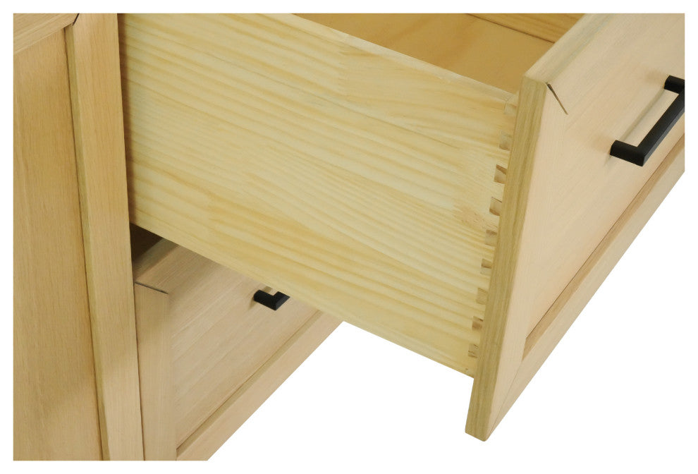 Palisade 42" Bathroom Vanity, Blonde, Engineered Marble