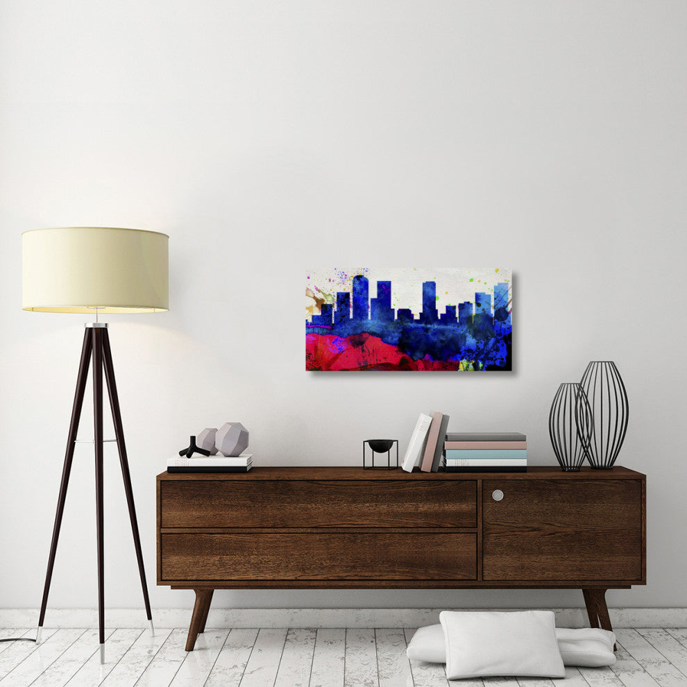 "Denver City Skyline" Fine Art Print