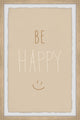 "Be Happy VII" Framed Painting Print, 12x18