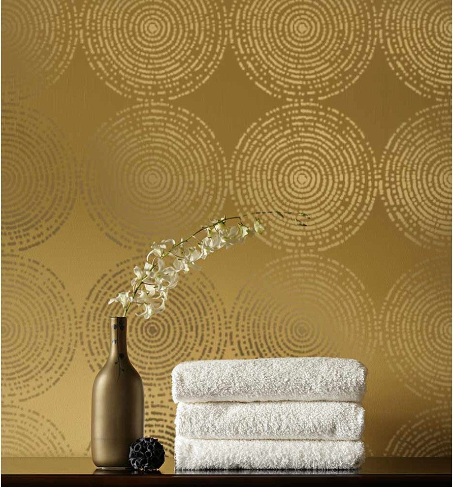 Resonance Allover Stencil Pattern, DIY home Decor, Easy DIY Wall Decor