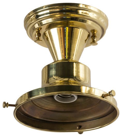 Meyda lighting 172977 6"W Revival Schoolhouse Flushmount Hardware