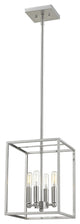 Cobar 4-Light Satin Nickel Pendant