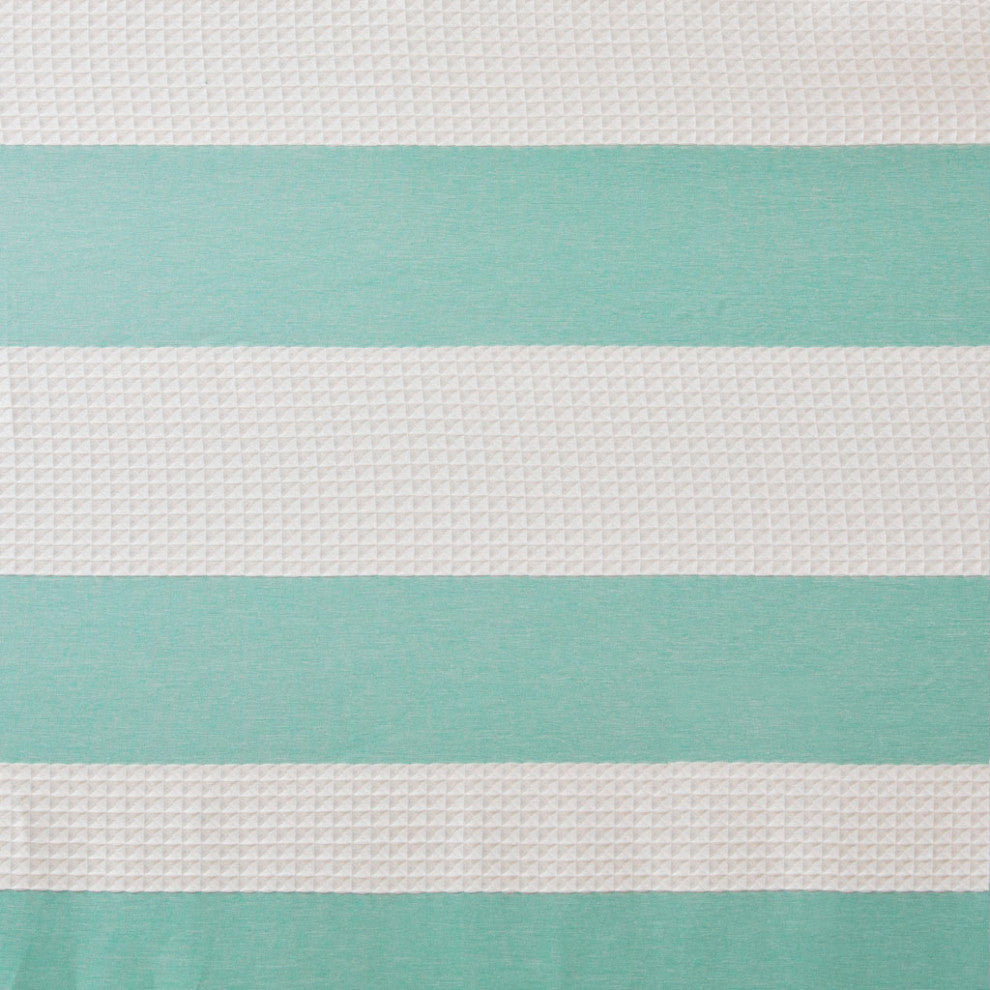 Madison Park Spa Waffle Shower Curtain With 3M Treatment, Aqua