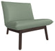 Cantor Leather Lounge Chair, Finish Shown: Ebony, Leather Shown: Juniper