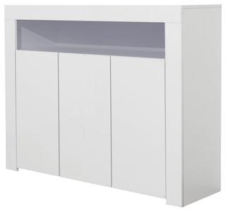 Full front-facing view of the cabinet on a uniform white background with doors closed.