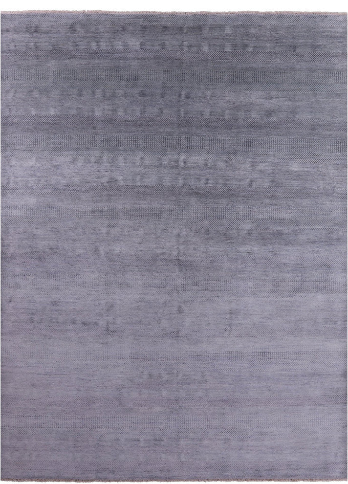 9' 1" X 12' 4" Wool and Silk Savannah Gabbeh Hand Knotted Rug Q6524
