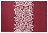 Cowry Stack Rug, Red, 4'x6'