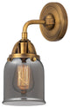 Small Bell Sconce, Brushed Brass, Plated Smoke, Plated Smoke