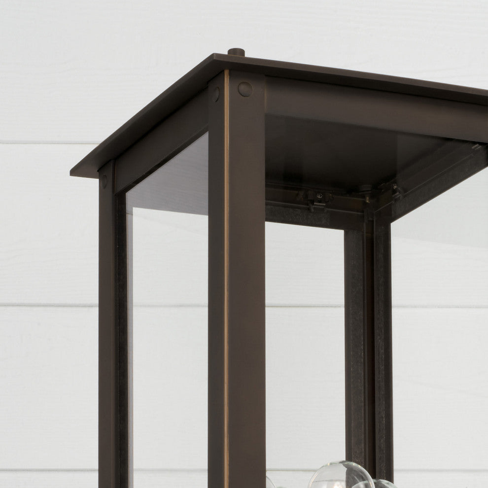 Capital Lighting 934643 Hunt 4 Light 29" Tall Post Light - Black