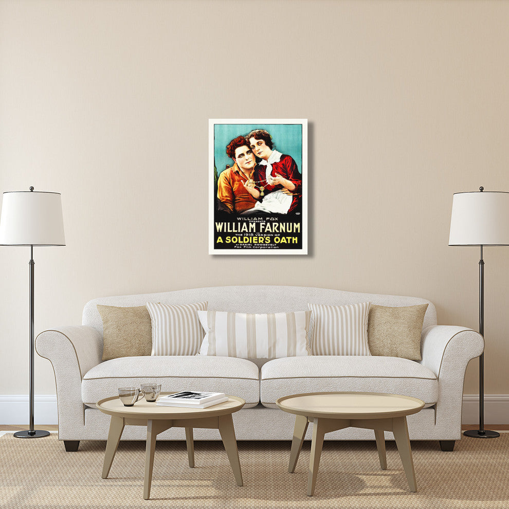 "The Soldier's Oath" Stretched Canvas Giclee by Hollywood Photo Archive, 30x40"