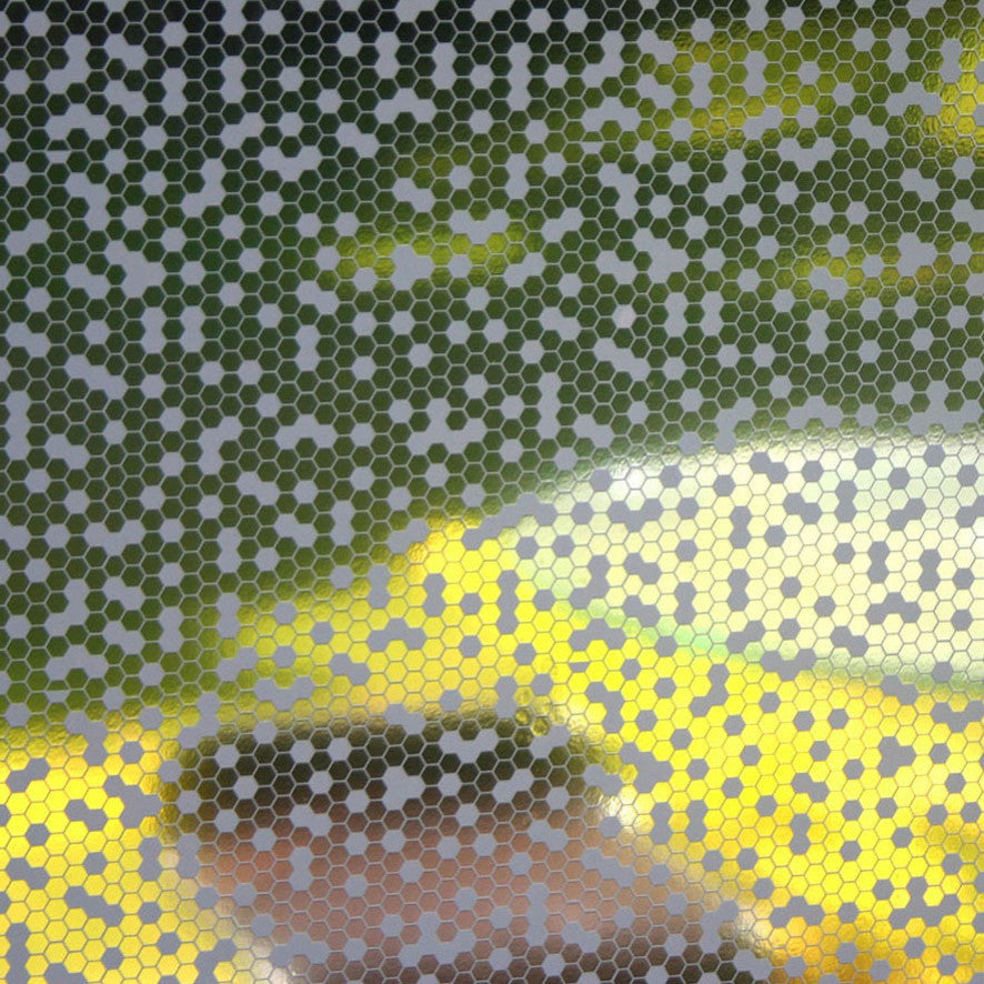Honeycomb Sheer Window Film, Large 48"x84"