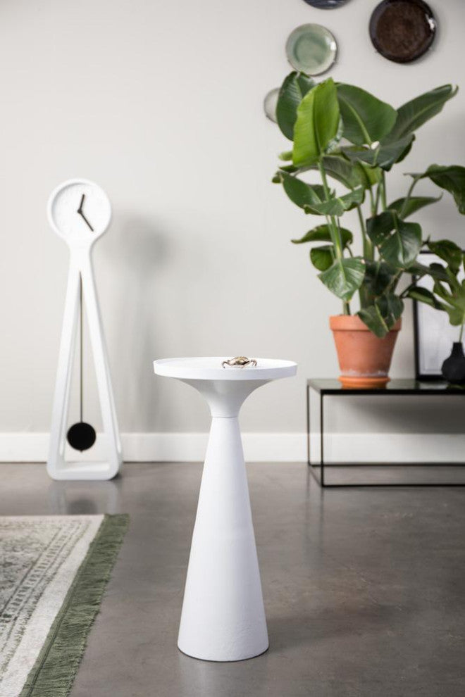 White Pillar Side Table | Zuiver Floss