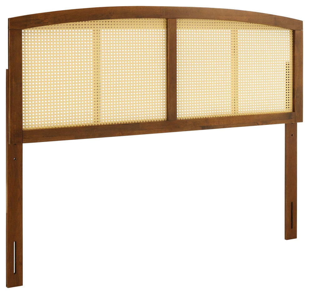 Halcyon Cane Queen Headboard Walnut