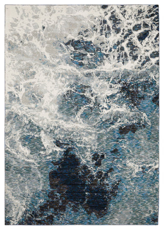 Oriental Weavers Evolution Indoor Rug Blue/ Ivory 2'6" X 12'