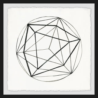 "Prism Chasm" Framed Painting Print, 32"x32"