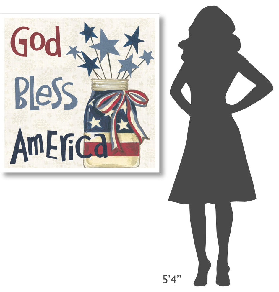 "American Country II" Digital Paper Print by Anne Tavoletti, 38"x38"